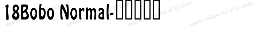 18Bobo Normal字体转换